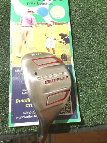 Cobra Left Handed Baffler Red 25* 5 Hybrid Regular 53g Graphite Shaft (38.5)