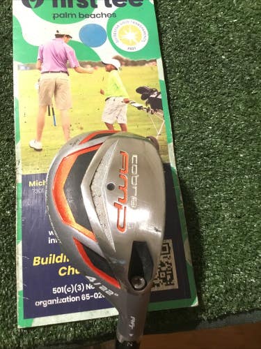 Cobra Amp AFT 22* 4 Hybrid Regular 70g Aldila RIP Graphite Shaft (39.5)
