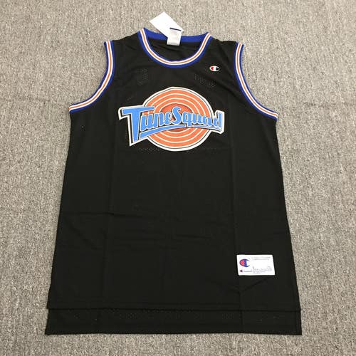 Vintage Champion Michael Jordan Space Jam Jersey Tune Squad Black #23 Size XXL