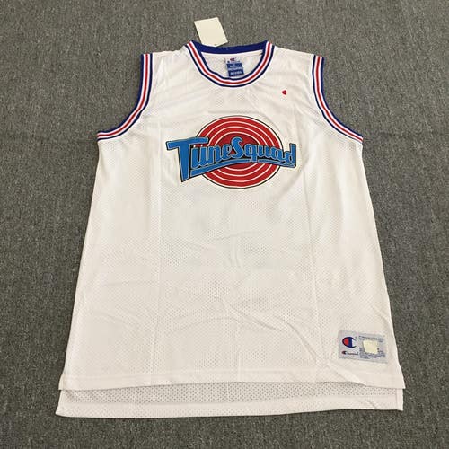 Vtg 90s Champion Space Jam Taz Jersey Looney Tunes Squad Movie Cartoon Size XXL