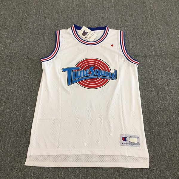 Looney Tunes White Tune Squad Bugs Bunny #1 Basketball Jersey Space Jam Size XXL