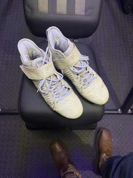 Nike Alpha Menace Pro 2 Football Cleats Wolf Grey Silver Men’s Size 10