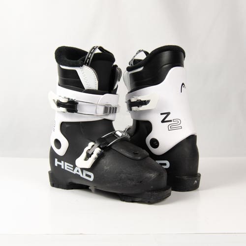 HEAD Z2 Mondo 22/22.5 Kid's 4/4.5 Ski Boots All Mountain 265mm Black/White (Used)