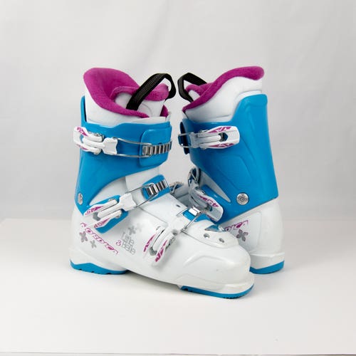 Nordica Little Belle 3 Mondo 25/25.5 Kid's 7/7.5 Ski Boots All Mountain 305mm (Used)
