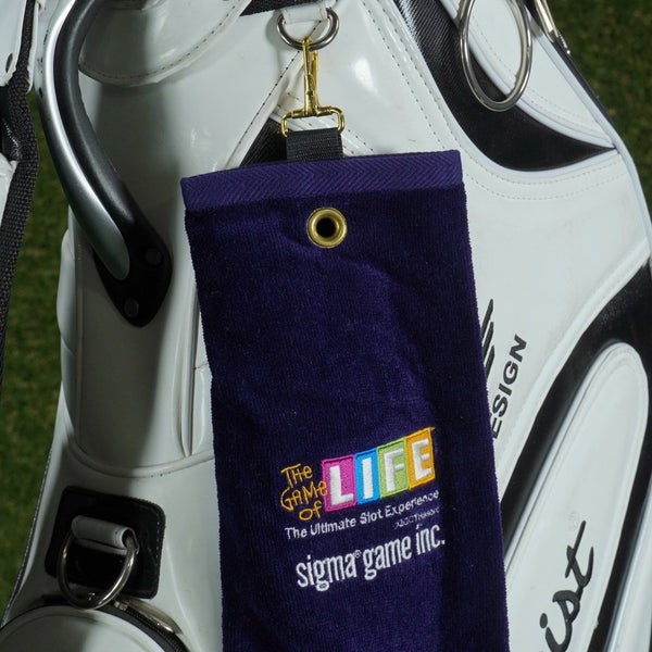 DEVANT LIMITED THE GAME OF LIFE GOLF TOWEL SLOT EXPERIENCE, BLUE ~ LOOK!!