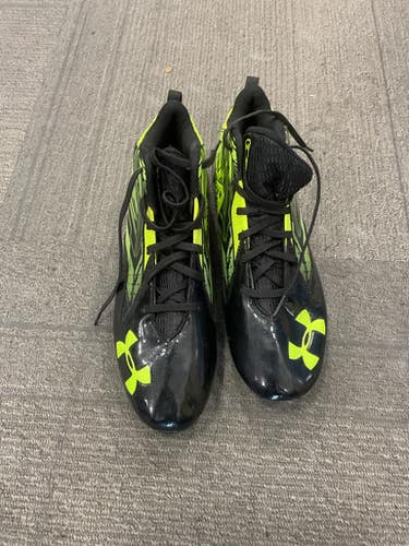 Used Under Armour Adult FB Cleats Black Senior 10 11614-S000225134