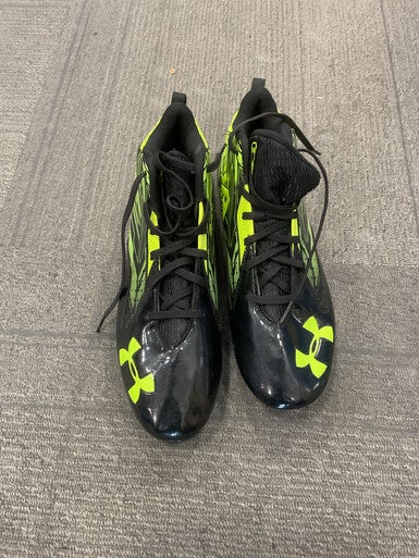 Used Under Armour Adult FB Cleats Black Senior 10 11614-S000225134