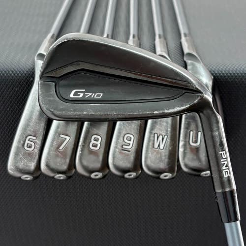 PING G710 IRON SET 5-U BLACK DOT +1/2"