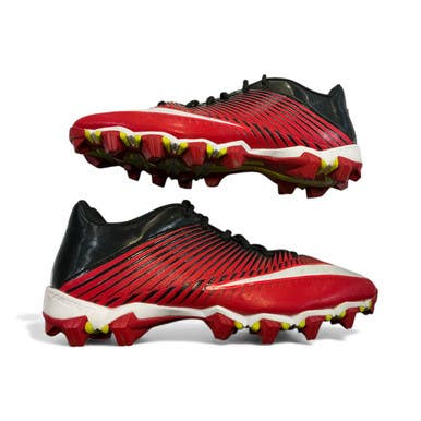 Used Nike FATSFLEX BB/SB Cleats White/Black/Red Senior 10 11873-S000226645