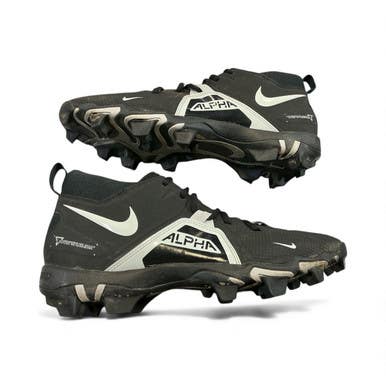 Used Nike ALPHA FASTFLEX Adult FB Cleats Black Senior 11 11873-S000226641