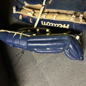 34" 1999 Heaton Helite-Z Goalie Leg Pads (Used)