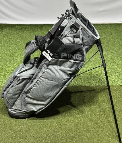 PING 2025 Hoofer 14 Stand Carry Golf Bag Color: Heather Gray/Black NEW!