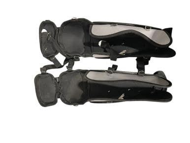 Used Champro SHIN GUARDS Catchers Leg Guards Black Intermed 11847-S000030976