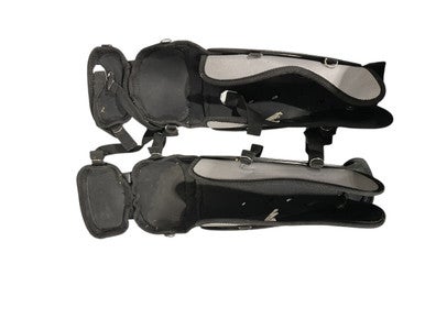 Used Champro SHIN GUARDS Catchers Leg Guards Black Intermed 11847-S000030976