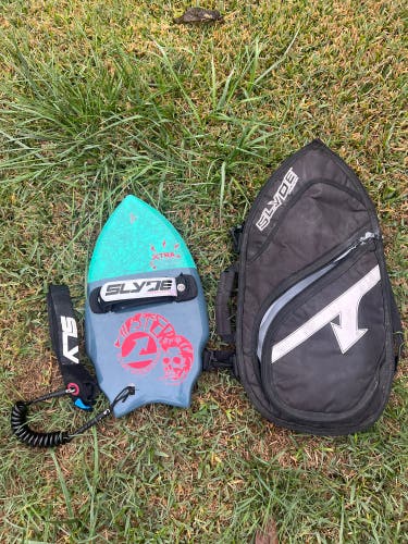 Slyde Handboards Hipster Handboard With Carry Bag *Broken Zipper On Bag