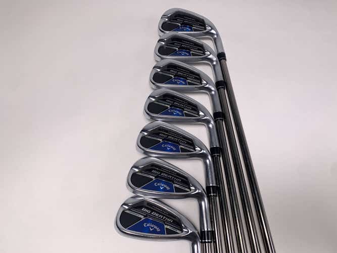 Callaway Big Bertha B21 Iron Set 4-PW UST Mamiya Recoil ESX 460 F4 Stiff Mens RH