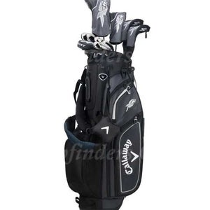 NEW Callaway XR 13 Piece Complete Golf Club Set w/ Stand Bag & Headcovers