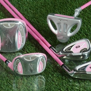 PRECISE Z5 JUNIOR TOUR GOLF SET 5pc. KIDS JR PINK GIRLS RH ~ KIDS 57"- 60" TALL