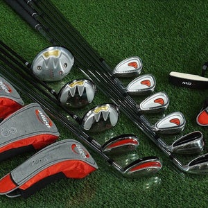 ALIEN WARP 7 HYBRID GOLF SET 17pc. MENS MID FLEX GRAPHITE SHAFTS RH ~ LOOK!!