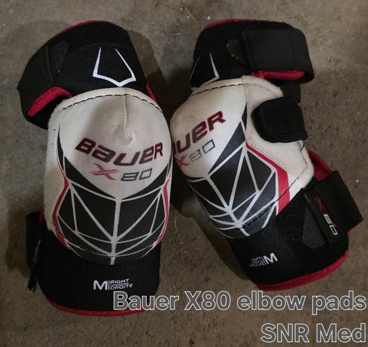 Senior Medium Bauer Vapor X80 Elbow Pads (Used)