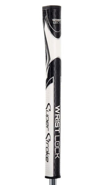 SuperStroke Zenergy Wristlock Putter Grip (Black/White, 13.75") Golf NEW