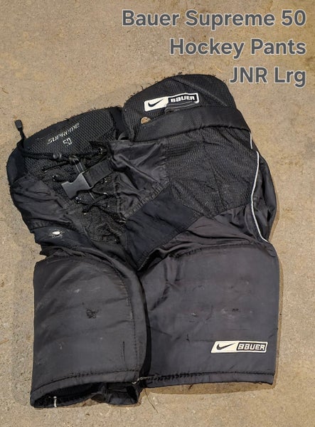 Junior Large Bauer Supreme 50 Hockey Pants (Used)