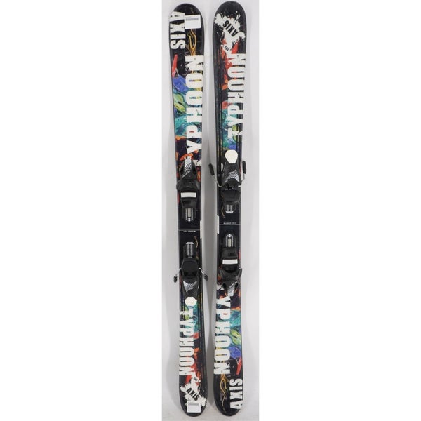 Axis Typhoon Twin Tip Junior Skis with Bindings - 145 cm Used