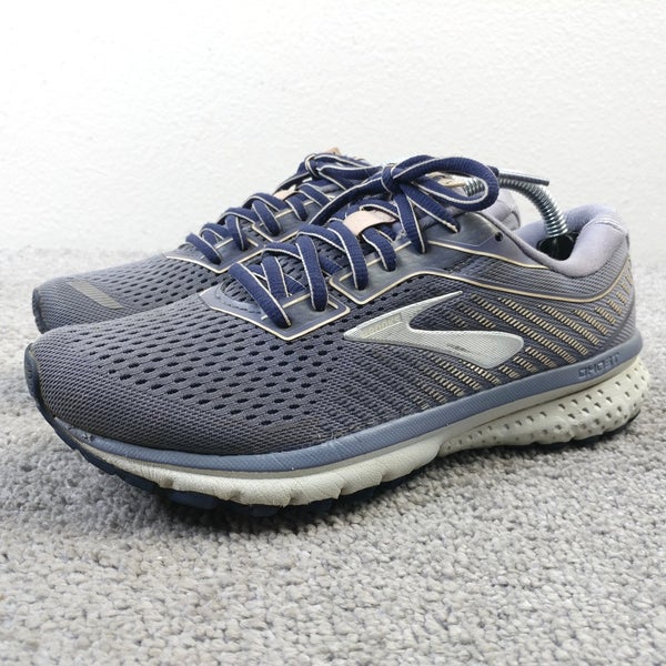 Brooks Ghost 12 Womens Size 7 Running Shoes Low Top Gray Purple Sneakers