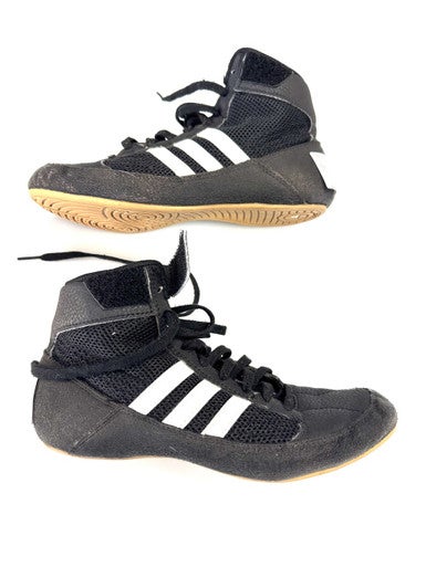 Used Adidas Wrestling Shoes Black Junior 04 11860-S000300839