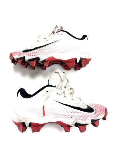 Used Nike DIAMOND BB/SB Cleats White Junior 01 11860-S000300844