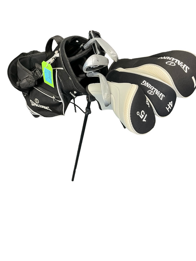 Used Spalding 8 PC SET Jr Package Set RH Black 8 Piece 11682-S000122155