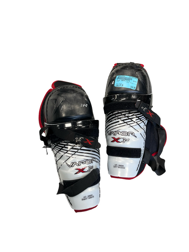 Used Bauer VAPOR X 3.0 Junior Shin Guards Black 10" 11682-S000123442