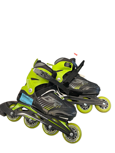 Used Bladerunner ADJ SKATES Junior Rec Fitness Skates Green Adjustable 11682-S000123466
