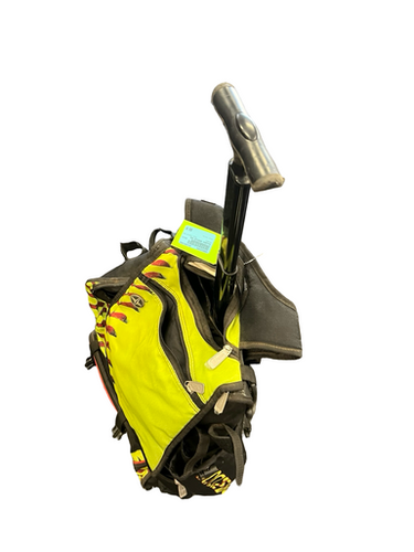Used BoomBah WHEELED BAG BB/SB Player Wheeled Bag Yellow 11682-S000123493