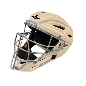 Used All-Star CATCHERS MASK Catchers Helmet w/Mask White LG 11682-S000123528