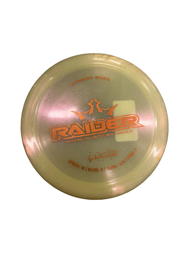 Used Dynamic Discs RAIDER Disc Golf Driver White 11682-S000122189