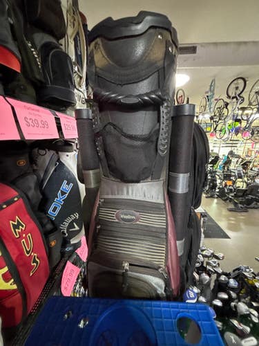 Used WESTON CART BAG Mens Cart Bag Black 11605-S000206101