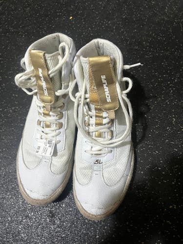 Used SCRAPLIFE Wrestling Shoes White Senior 11 11605-S000205751