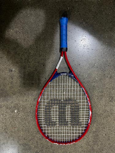 Used Wilson US OPEN 23 Junior Tennis Racquet Red 23" 11605-S000207891
