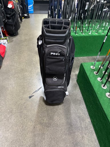 Used Ping TRAVERSE CART BAG Mens Cart Bag Black 11605-S000208542