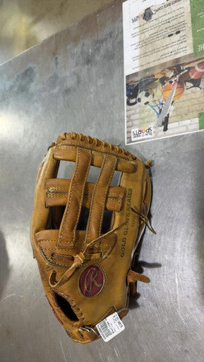 Used Rawlings FASTBACK BB/SB Glove RH Throw Brown 12" 11605-S000208878