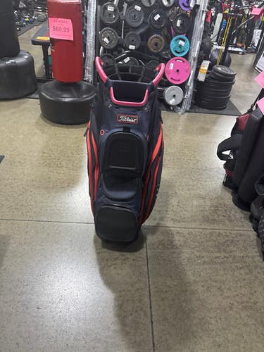 Used Titleist 15 CART BAG Mens Cart Bag Black 11605-S000207619