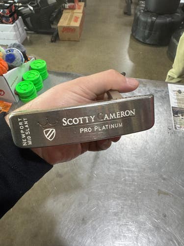Used Scotty Cameron PRO PLATINUM NEWPORT MID SLANT Mens Putter RH 11605-S000209460