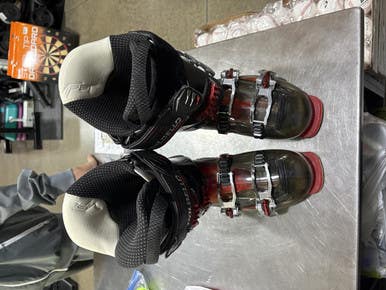 Used Dalbello VIPER 10 Mens DH Ski Boot Red 255 MP - M07.5 - W08.5 11605-S000209809
