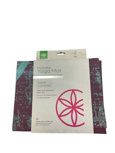 Used Gaiam Yoga Mat Wine Red 11859-S000026876