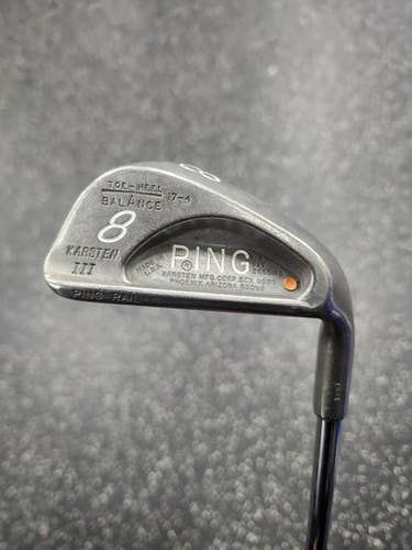 Used Ping KARSTEN III Mens Individual Iron RH 8 Iron 11849-S000033592