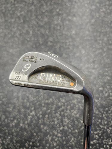 Used Ping KARSTEN III Mens Individual Iron RH 9 Iron 11849-S000033593