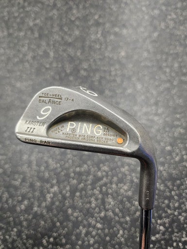 Used Ping KARSTEN III Mens Individual Iron RH 9 Iron 11849-S000033593