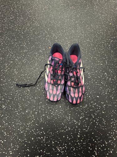 Used Adidas COPA PURE Soccer Cleats Black And Pink Junior 03.5 11849-S000033580