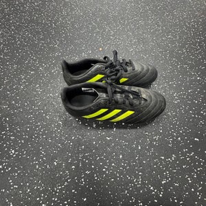 Used Adidas GOLETTO Soccer Cleats Black Junior 02.5 11849-S000033578